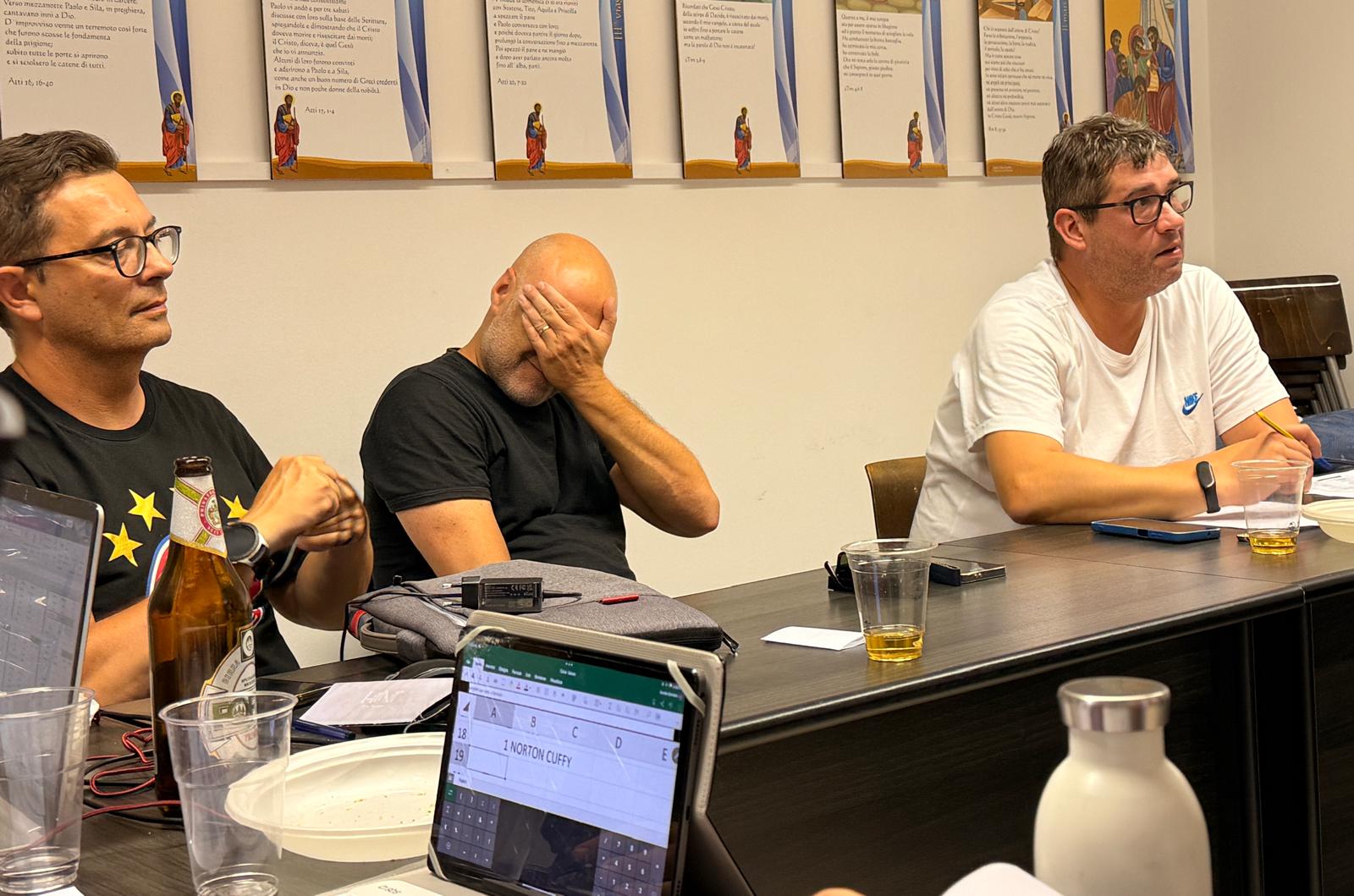 Momento di sconforto all'asta 2025